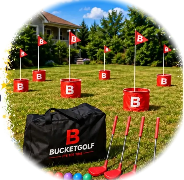 Bucket Golf — jeu gonflable à louer
